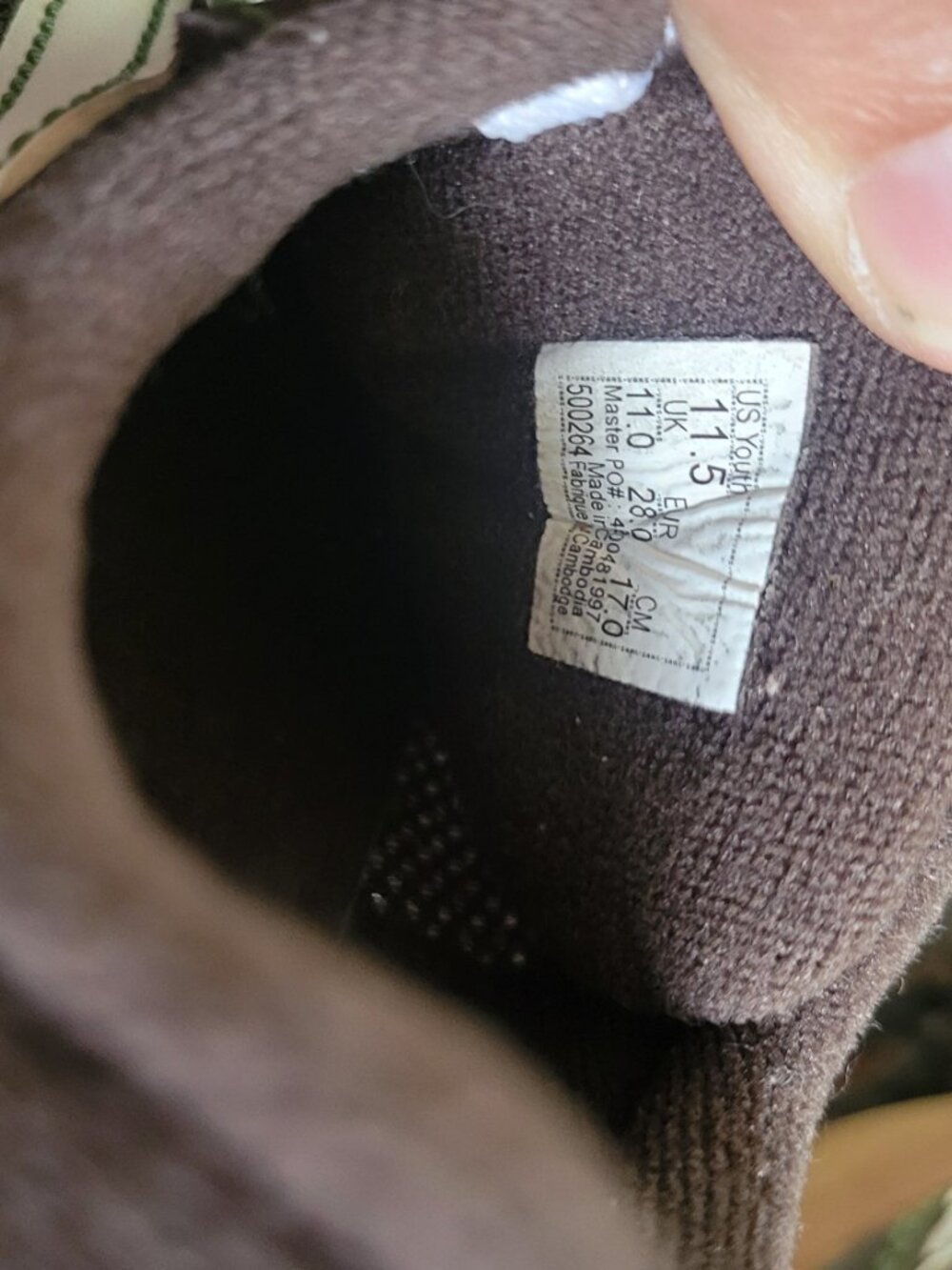 Vans Toddler Green Sneakers - Picture 5 of 5